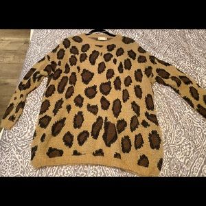 Altar’d State Cheetah Print Sweater